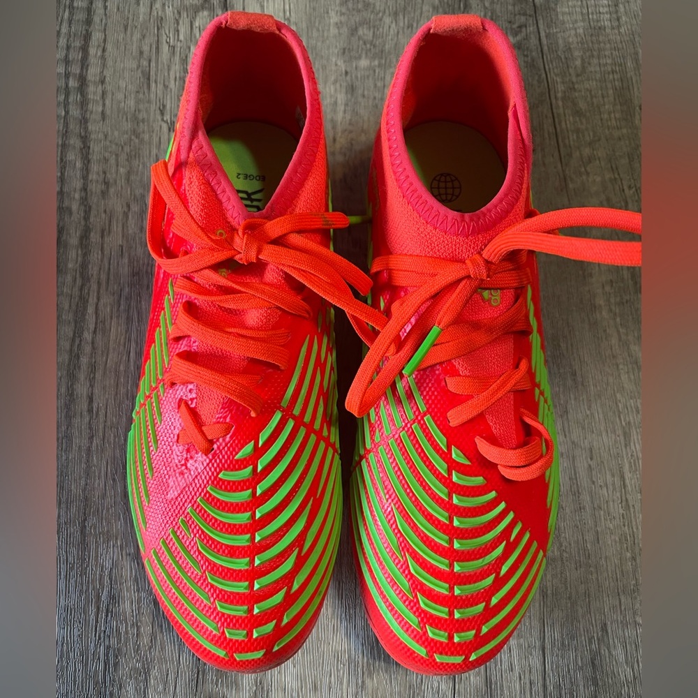 Adidas Predator Edge+ SG Soccer Cleats Orange Size Women’s 5